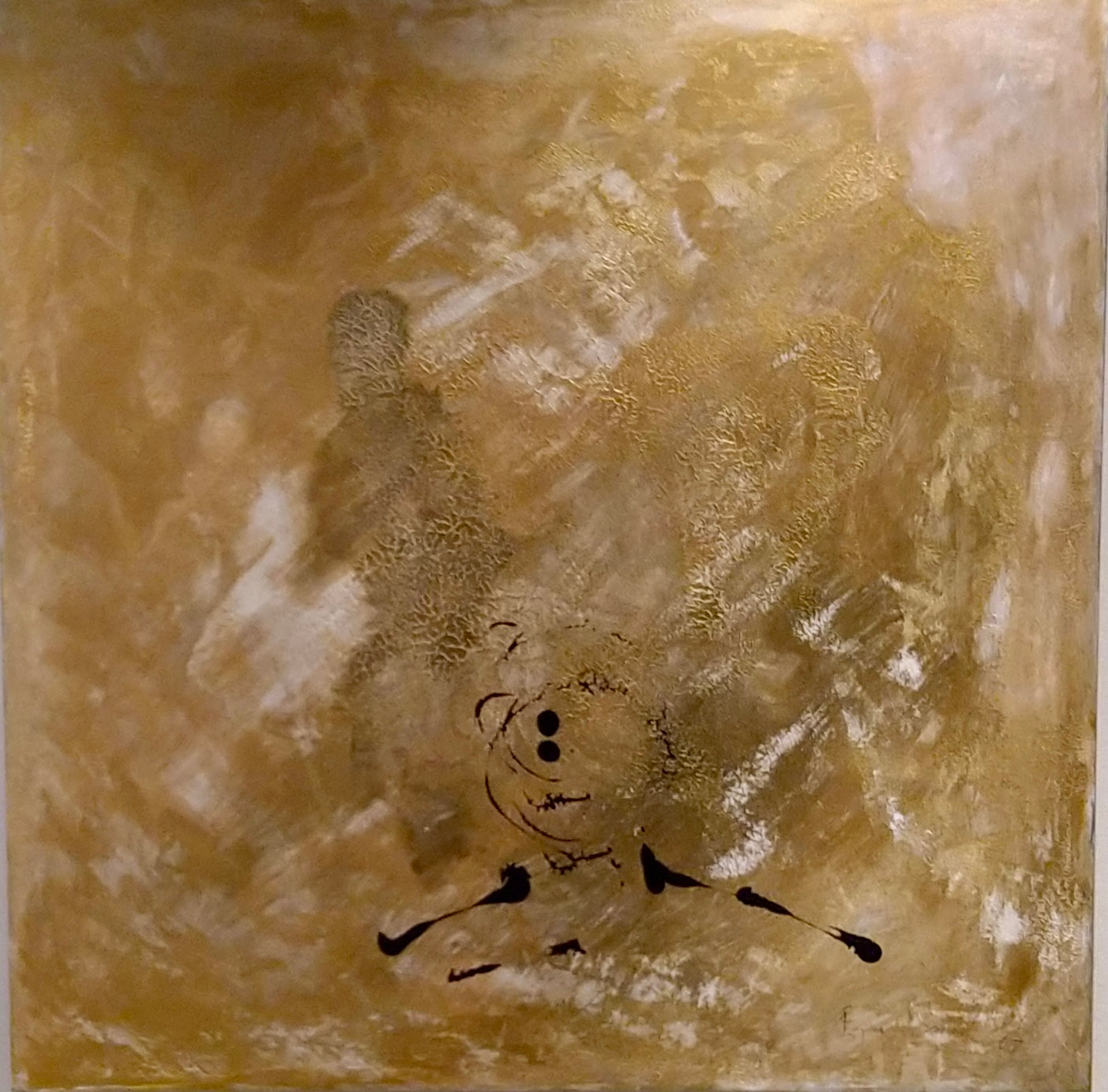 Coming home, Art on Alu series. 100 x 100cm